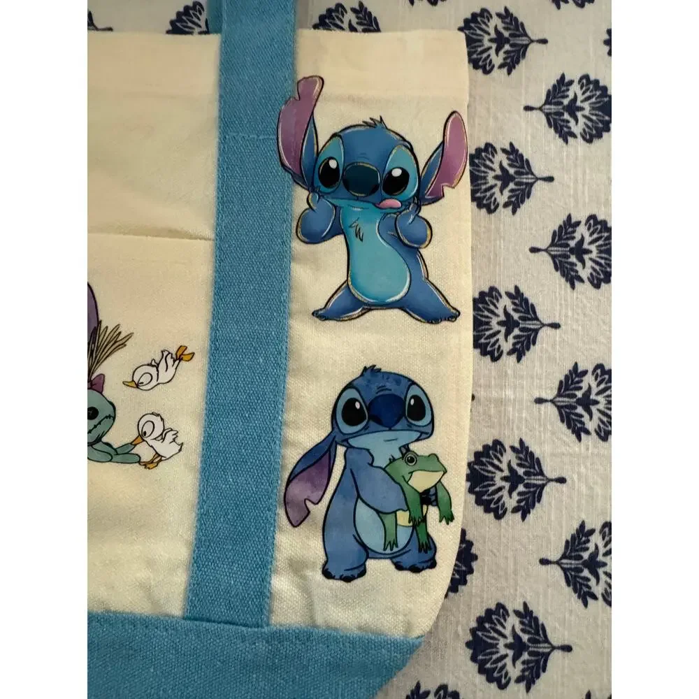 Disney Stitch Blue Custom Made Mini Tote